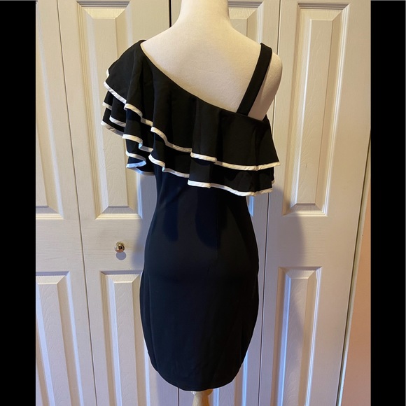 NWT~Fun Flirty One Shoulder Cocktail Dress by INA - Picture 4 of 8